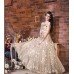 18003 BEIGE ZOYA STYLE EMERALD WEDDING ANARKALI SUIT